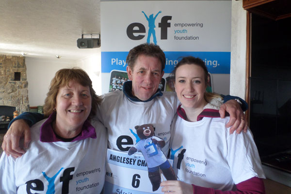 EYF team at event in Wrexham