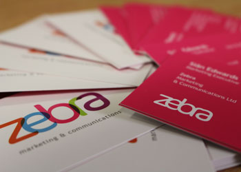 Zebra Marketing & Communications business cards